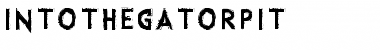 Download Into the Gator Pit Font