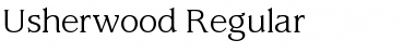 Usherwood Regular Font