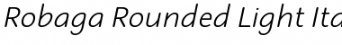 Robaga Rounded Light Font