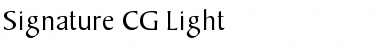 Download Signature CG Light Font