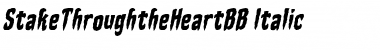 Stake Through the Heart BB Font
