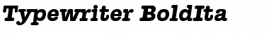 Download Typewriter-BoldIta Font