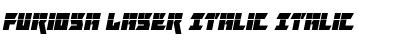 Furiosa Laser Italic Font