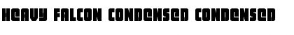 Heavy Falcon Condensed Font