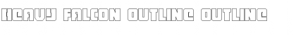 Heavy Falcon Outline Font