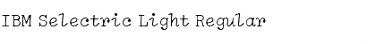 IBM Selectric Light Regular