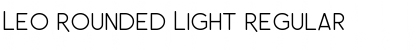 Download Leo Rounded Light Font