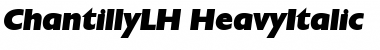 ChantillyLH HeavyItalic Font