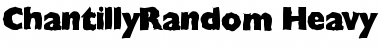 ChantillyRandom-Heavy Regular Font