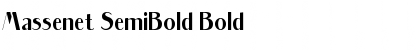 Massenet SemiBold Font