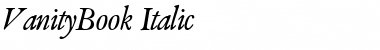 VanityBook Italic