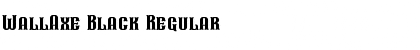 Download WallAxe Black Font