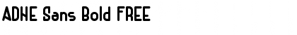 Download ADHE Sans Bold FREE Font