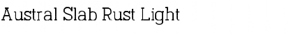 Austral Slab Rust Light Font
