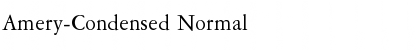 Amery-Condensed Normal Font
