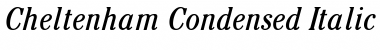 Cheltenham Condensed Font