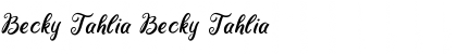 Download Becky Tahlia Font