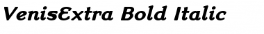 Download VenisExtra Bold Italic Font