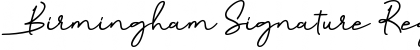 Download Birmingham Signature Font