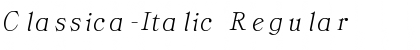 Download Classica-Italic Font