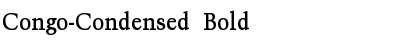 Congo-Condensed Font