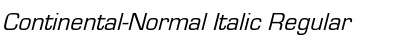 Download Continental-Normal Italic Font