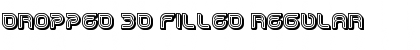 Download Dropped 3D Filled Font