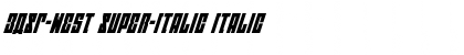 EAST-west Super-Italic Italic Font