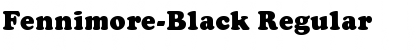 Fennimore-Black Regular Font