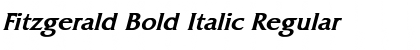Download Fitzgerald Bold Italic Font