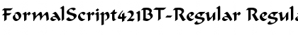 Download FormalScript421BT-Regular Font