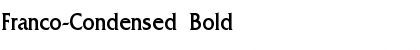 Franco-Condensed Bold