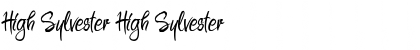 Download High Sylvester Font