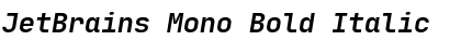 JetBrains Mono Bold Italic