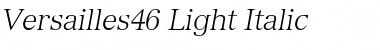 Versailles46-Light LightItalic Font