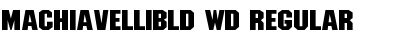 Download MachiavelliBld Wd Font