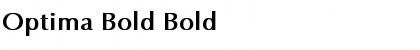 Download Optima Bold Font