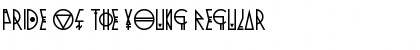 Pride Of The Young Regular Font