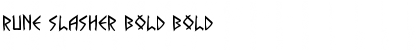 Rune Slasher Bold Font