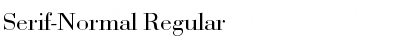 Download Serif-Normal Font