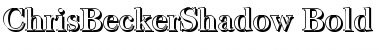 ChrisBeckerShadow Font