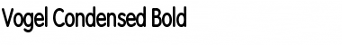 Vogel Condensed Bold