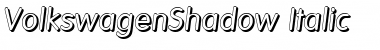 VolkswagenShadow Font