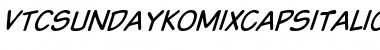 VTCSundaykomixcaps Font