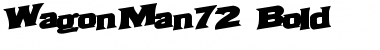 WagonMan72 Font