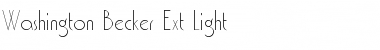 Download Washington Becker Ext Light Font