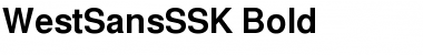 WestSansSSK Font