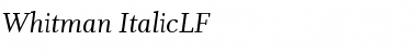 Whitman-ItalicLF Font
