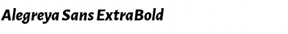 Download Alegreya Sans ExtraBold Font