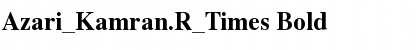 Azari_Kamran.R_Times Font